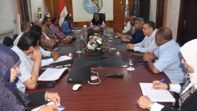 مياه الأقصر تعقد اجتماع التنسيقية العليا لمبادرة ” صحتنا فى بيئتنا “