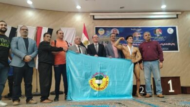 جامعة طنطا تفوز بالمركز الاول في بطولة الجامعات المصرية والمعاهد العليا لكمال الأجسام  