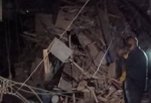 انهيار عقار مكوّن من 4 طوابق بحي الحواتم في الفيوم دون إصابات