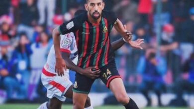 الجيش الملكى يهزم نهضة بركان بثنائية ويقترب من نهائي دورى الأبطال