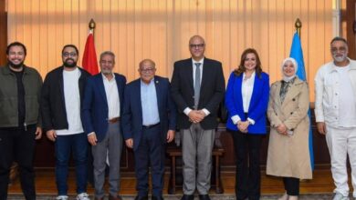 محافظ الإسكندرية يستقبل وفد مهرجان الإسكندرية للفيلم القصير