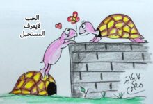 كاريكاتير الطبعه الأولى (الحب)