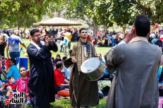 المصريون يزحفون إلى الجناين والمتنزهات احتفالًا بأقدم عيد شعبي في التاريخ”