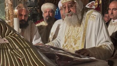 البابا تواضروس: نصلي من أجل أن يسود السلام في مناطق الصراع والنزاع وأن يحفظ بلادنا مصر