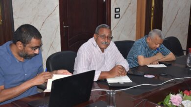 “مياه الأقصر”تعقد اجتماعاً لمتابعة مشروع البنك الأفريقى للصرف الصحي المتكامل ب 10 قرى