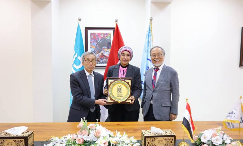 “جامعة الأقصر” تستقبل وفد الجامعةالمصرية اليابانية للعلوم والتكنولوجيا