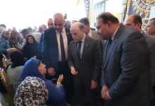  محافظ الغربية يتفقد القافلة الطبية المجانية بقرية دهتوره بمركز زفتى 