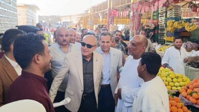 ” محافظ الأقصر” يتفقد سوق الخضار بشرق السكة الحديد لمتابعة ضبط الأسواق