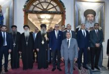 محافظ الأقصر يزور الكنائس و يهنئ الأخوة الأقباط بعيد القيامة المجيد