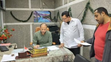 الشطورى يتابع سير العمل بالمركز التكنولوجى