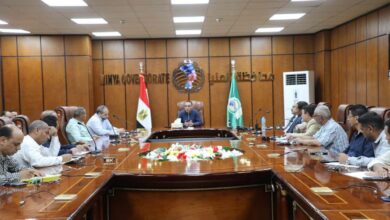 محافظ المنيا: تنفيذ 118 زيارة تفتيشية على القطاعات الخدمية لتقييم الأداء ومحاسبة المقصرين