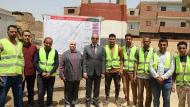 محافظ المنيا يتابع نسب تنفيذ محطة صرف قرية الكرم لخدمة اكثر من 23 ألف نسمة