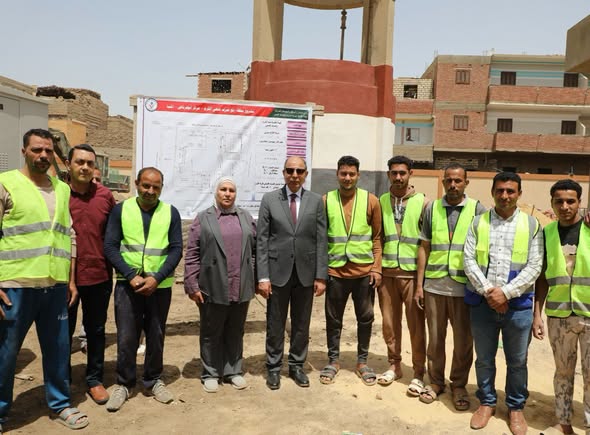 محافظ المنيا يتابع نسب تنفيذ محطة صرف قرية الكرم لخدمة اكثر من 23 ألف نسمة
