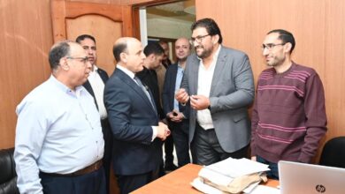 محافظ الغربية يتفقد فرع الهيئة العامة للتأمين الصحي بالمحافظة لمتابعة انتظام العمل