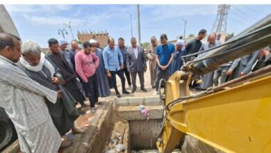 تحرك ميداني مكثف يُنهي أزمة انسداد بحر منشية عبد الله ويعيد تدفق مياه الري بالفيوم