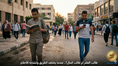طالب العلم أم طالب المال؟.. عندما يختلف الطريق وتتشابه الأحلام طالب العلم أم طالب المال؟.. عندما يختلف الطريق وتتشابه الأحلام