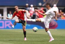 منتخب بلجيكا ينجح فى التعادل مع منتخب مصر