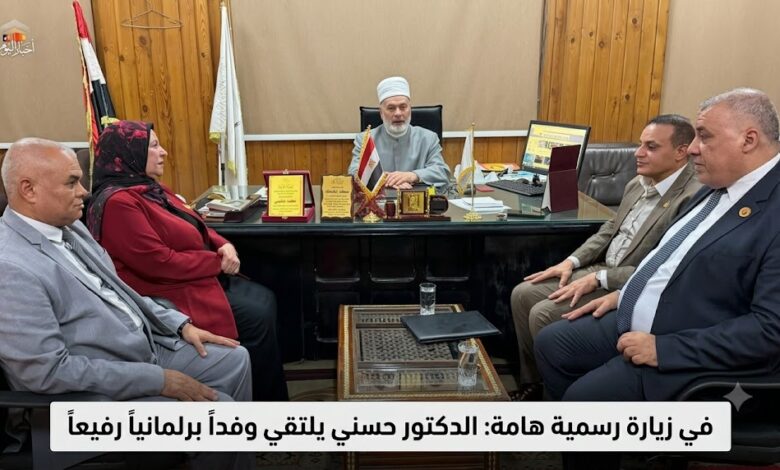 وكيل اسكان النواب يزور منطقة سوهاج الازهرية