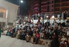 قصور الثقافة٠٠إنشاد ومسرح عرائس وورش للأطفال في «شارع الفن» بممشى بني سويف السياحي