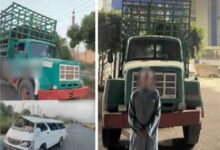 وزارة الداخلية ٠٠تعلن القبض على سائق سيارة نقل اصطدم بميكروباص في بني سويف
