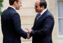 رئيس فرنسا يستقبل الرئيس السيسي بعد وصوله مقر انعقاد قمة مجموعة السبع
