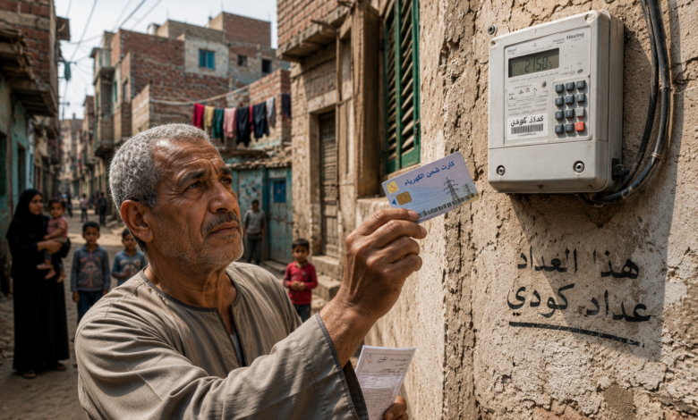 أزمة العدادات الكودية في مصر.. بين مطرقة المحليات وسندان الكهرباء.. يقف المواطن عاجزا. 