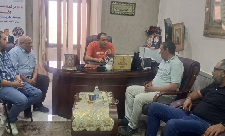 اللمسات الأخيرة لاحتفالية 30 يونيو وختام أنشطة الاتحاد العام لشباب العمال بأستاد بلدية المحلة