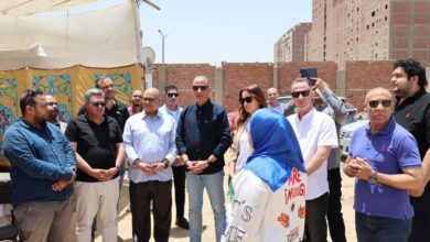 محافظ الجيزة يشهد الإستعدادات النهائية لبدء إنشاء مجمع مدارس كعابيش