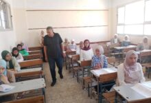  مدير تعليم البحيرة يتابع الإمتحانات ميدانيا بإدارة المحمودية التعليمية