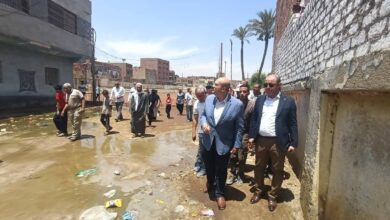 نائب محافظ الجيزة يتفقد قريتي العطف و المتانيا بمركز العياط 
