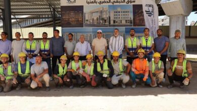 محافظ المنيا يتفقد مشروع تطوير منطقة الحبشي.. وبدء أعمال التشطيبات النهائية استعدادًا لاستقبال التجار