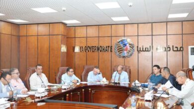 محافظ المنيا يلتقي نواب البرلمان لبحث ملفات التنمية ومتابعة طلبات المواطنين