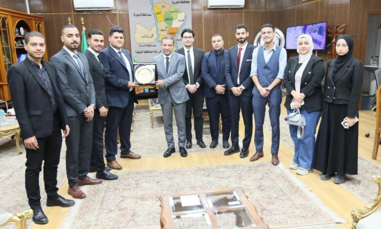 محافظ المنوفية: الشباب شركاء التنمية.. و«بشبابها» يكرّم المحافظ في العيد القومي محافظ المنوفية: الشباب شركاء التنمية.. و«بشبابها» يكرّم المحافظ في العيد القومي