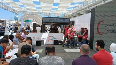 وزارة الشباب والرياضة تختتم فعاليات الدورات التدريبية لمبادرة «بإيدينا ننقذ حياة» وزارة الشباب والرياضة تختتم فعاليات الدورات التدريبية لمبادرة «بإيدينا ننقذ حياة»