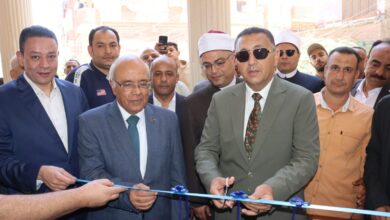 محافظ القليوبية يفتتح مسجد ياسين الجبل بقرية ميت كنانة بعد إحلاله وتجديده بالمشاركة المجتمعية