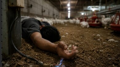 وفاة شاب إثر صعق كهربائي داخل مزرعة دواجن بمركز سنورس في الفيوم
