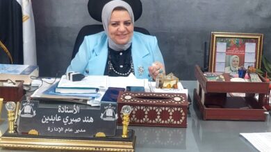 دكتورة هند عابدين مدير عام إدارة حدائق القبه تبدع وتنجز فى تطوير التعليم