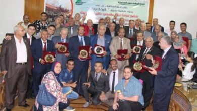 نقابة المهندسين تكرم ابطال اكتوبر