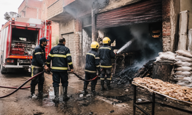 الحماية المدنية تُخمد حريقًا داخل مخبز بعزبة المنشية في الفيوم دون خسائر بشرية