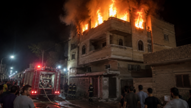 السيطرة على حريق بمنزل مكوّن من 3 طوابق في عزبة عاشور بالفيوم دون خسائر بشرية