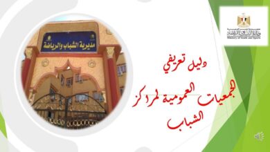 ” الشباب والرياضة بالأقصر” تطلق الدليل التعريفى للترشح للجمعيات العمومية