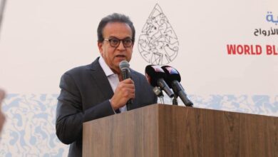 خالد عبدالغفار وزير الصحة يشهد انطلاق ماراثون «تبرعك حياة» 