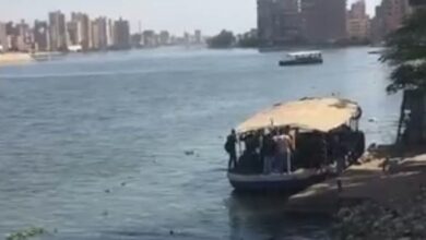 مصـ.ـرع سيدة إثر سقوطها من معدية زفتى – ميت غمر بالغربية 