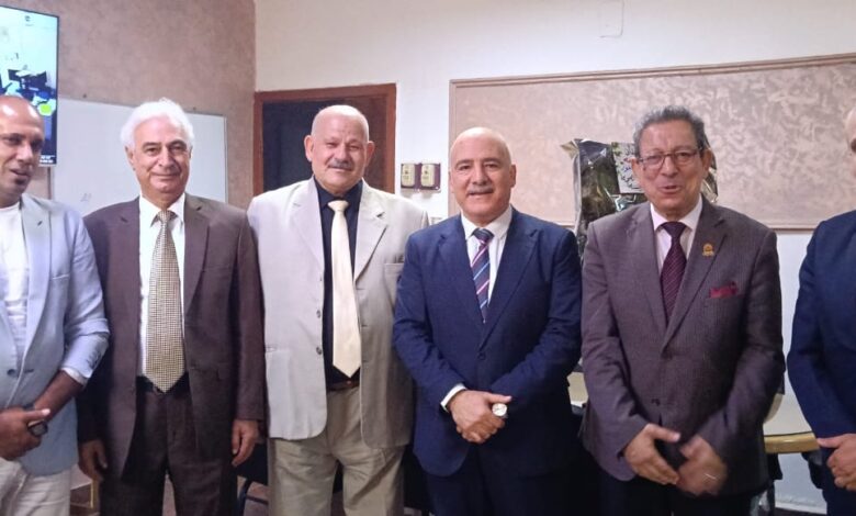 حزب الجبهة الوطنية بمركز ومدينه شبين القناطر يكرم وكيل وزارة الصحه بالقليوبية