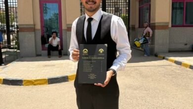 الطبعة الأولى تهنئ المهندس هلال طارق بمناسبة تخرجه من كلية الهندسة للحاسبات والمعلومات 