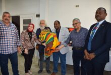 افتتاح معرض أفريقيا برؤية تشكيلية بجمعية الشبان المسيحية بالإسكندرية