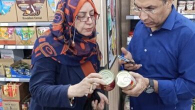 ضبط سلع مجهولة ومخالفات بالمخابز في حملات تموينية ببني سويف