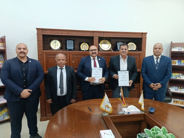 جامعة بني سويف التكنولوجية توقع بروتوكول تعاون لتأهيل الطلاب على سوق العمل