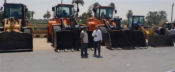 حملات مكثفه ببني سويف لأعمال النظافة ورفع الإشغالات
