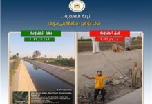 الري توضح حقيقة فيديو “ترعة المعصرة” الجافة ببني سويف